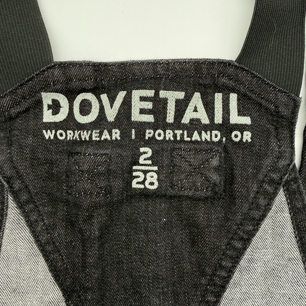 Dovetail Women's Black Jeans Overalls